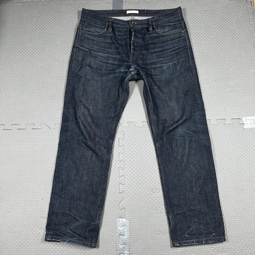 The Unbranded Brand UB101 14.5oz Jeans Mens 34x27 Selvedge Denim Button Fly